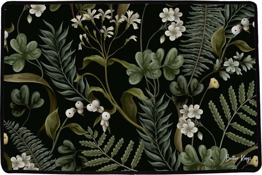 Rohožka 45x75 cm White and Green Beauty – Butter Kings Butter Kings