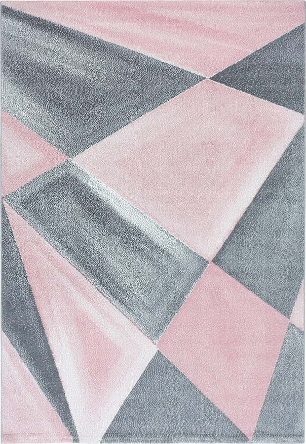 Růžovo-šedý běhoun 80x250 cm Beta – Ayyildiz Carpets Ayyildiz Carpets