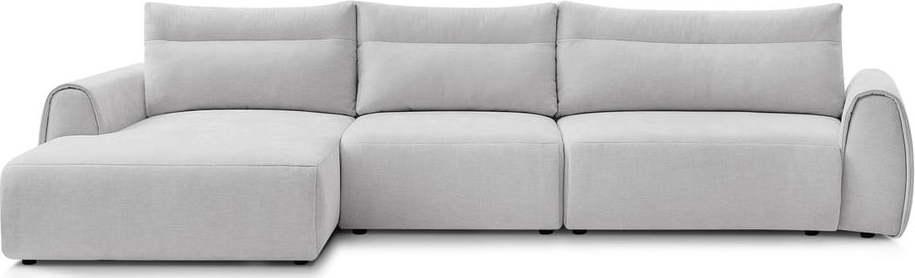 Světle šedá rohová pohovka Aden – Bobochic Paris Bobochic Paris