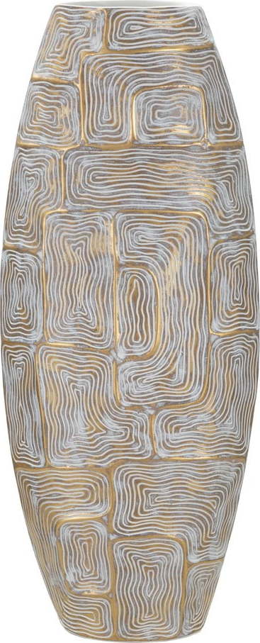 Váza z polyresinu ve zlaté barvě (výška 59