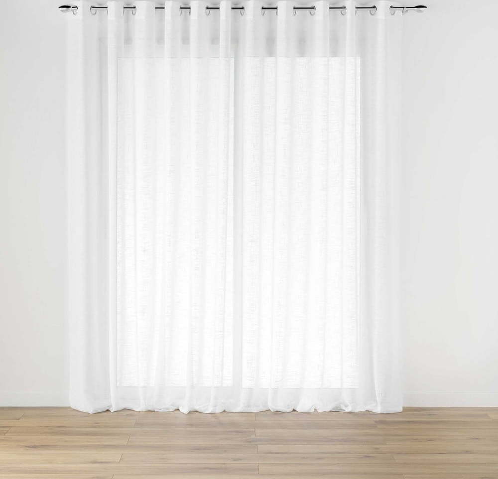 Bílá záclona 400x240 cm Haltona – douceur d'intérieur Douceur d intérieur