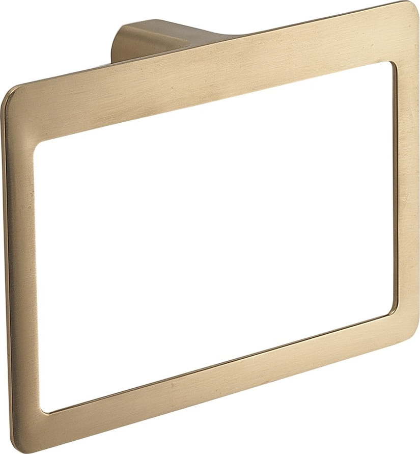 Nástěnný kovový držák na ručníky ve zlaté barvě Gedy Pirenei – Sapho Sapho