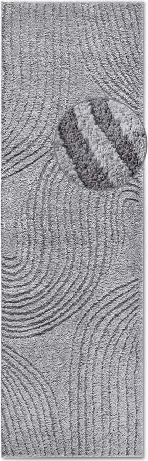 Šedý běhoun 80x240 cm Pigment Light Grey – Elle Decoration Elle Decoration