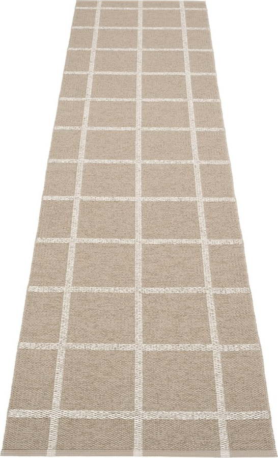 Béžový vnitřní a venkovní běhoun 70x300 cm Ada Dark Linen – Pappelina Pappelina