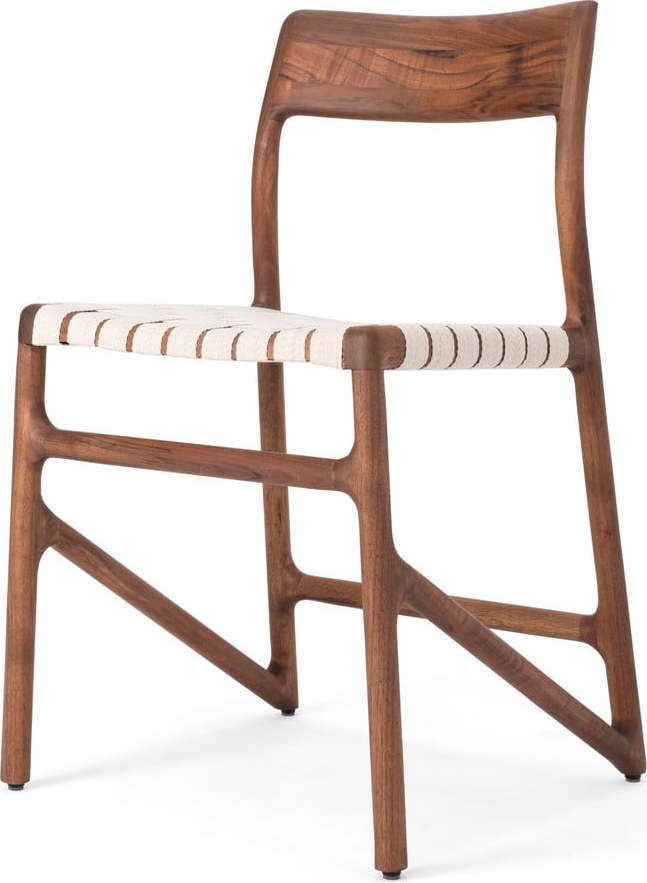 Hnědá/krémová jídelní židle Fawn – Gazzda Gazzda