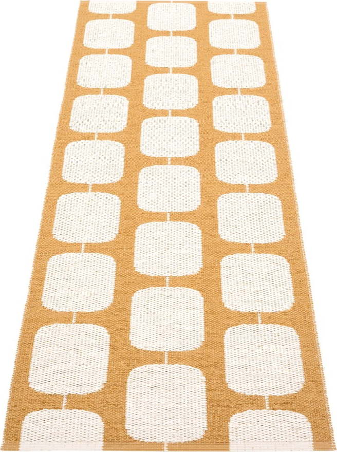Okrově žluto-krémový vnitřní a venkovní běhoun 70x200 cm Sten Ochre – Pappelina Pappelina