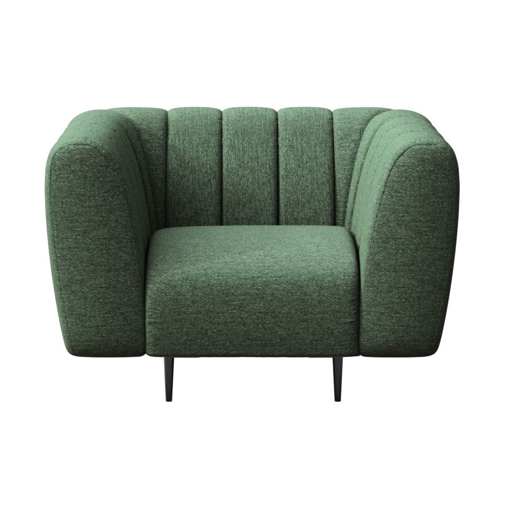 Tmavě zelené křeslo Shel – Ghado Ghado