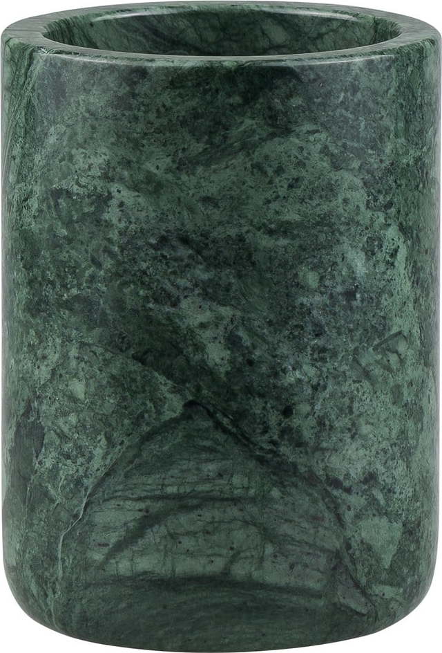 Tmavě zelený mramorový kelímek na zubní kartáčky Marble – Mette Ditmer Denmark Mette Ditmer Denmark