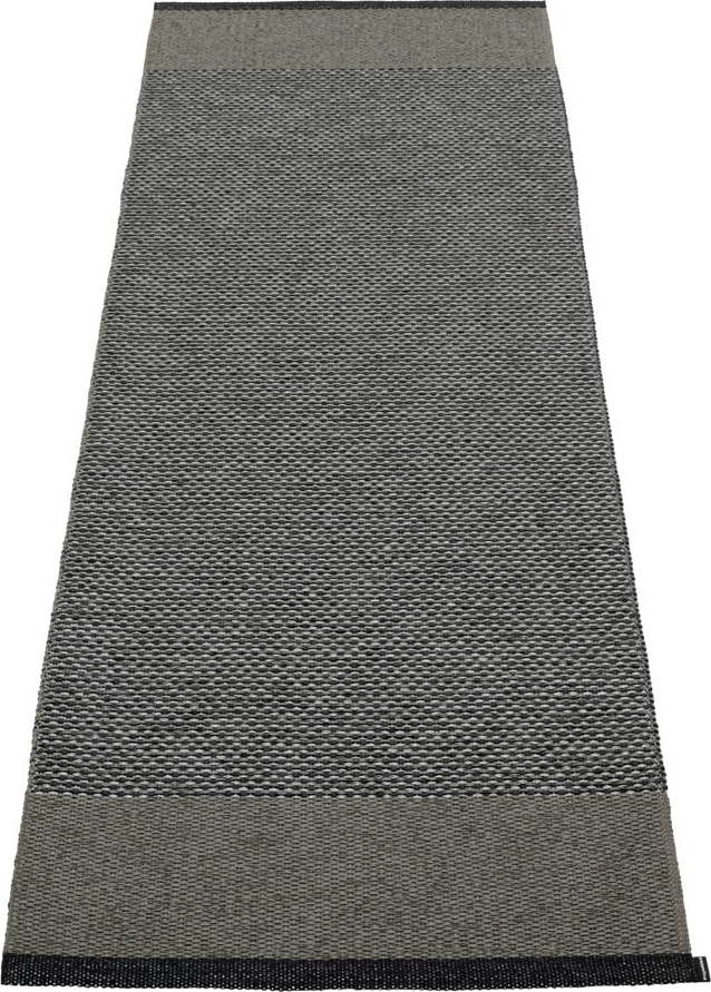 Antracitový vnitřní a venkovní běhoun 70x200 cm Edit Charcoal – Pappelina Pappelina