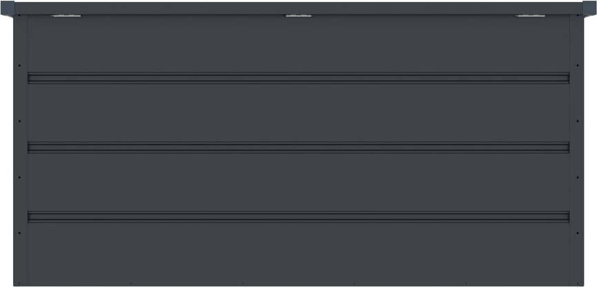 Antracitový zahradní úložný box Max F – Rojaplast Rojaplast
