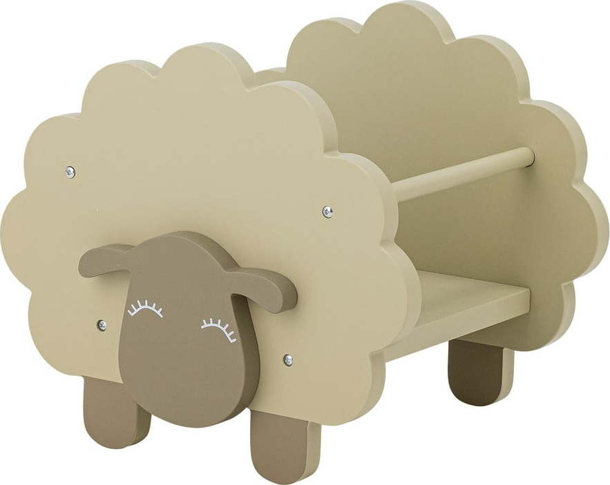 Béžová dětská knihovna 30