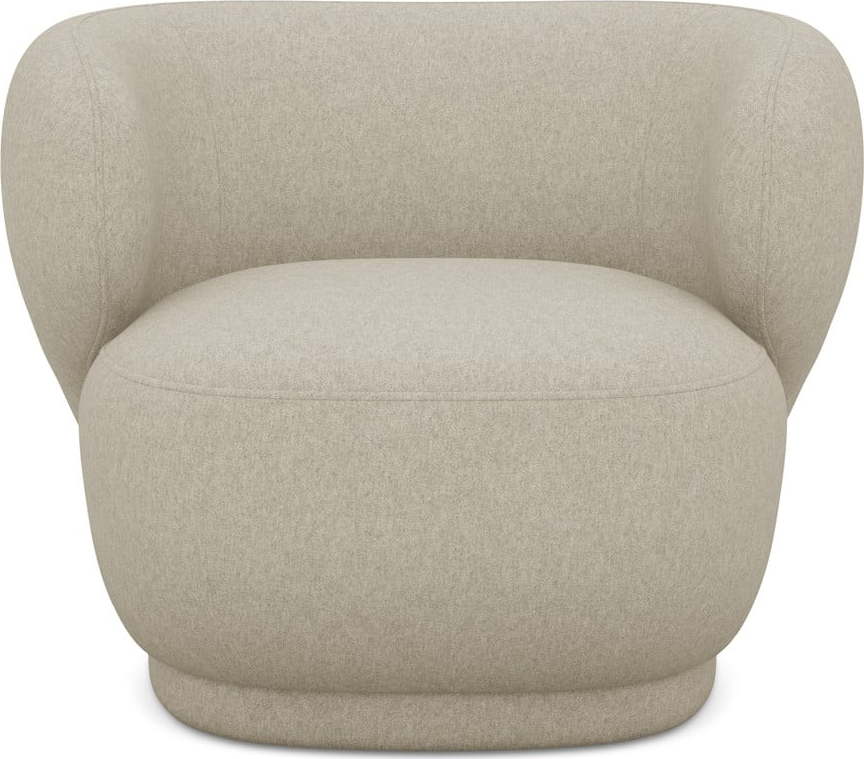 Béžové křeslo Hina – Makamii Makamii