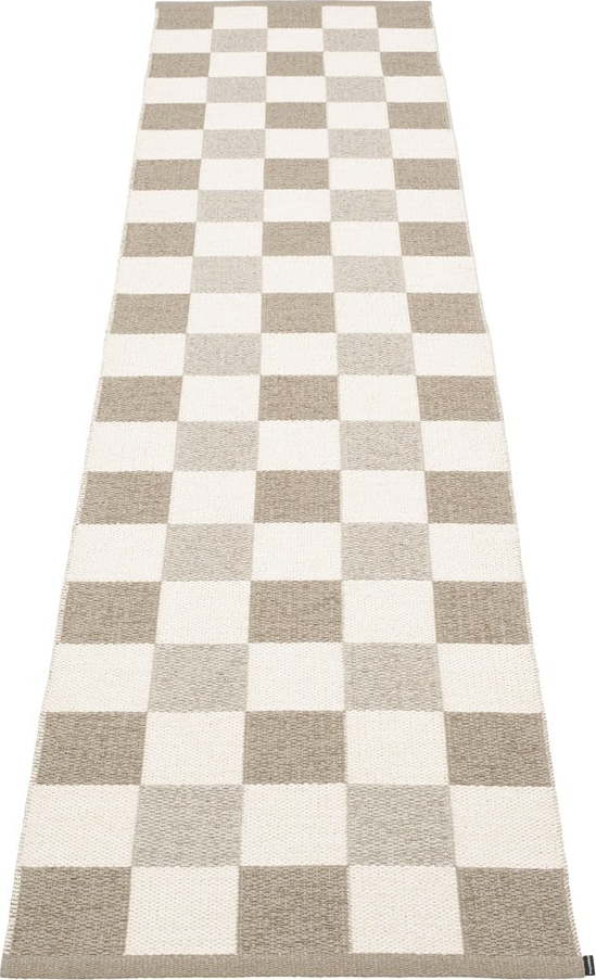 Béžovo-krémový vnitřní a venkovní běhoun 70x300 cm Pix Dark Linen – Pappelina Pappelina