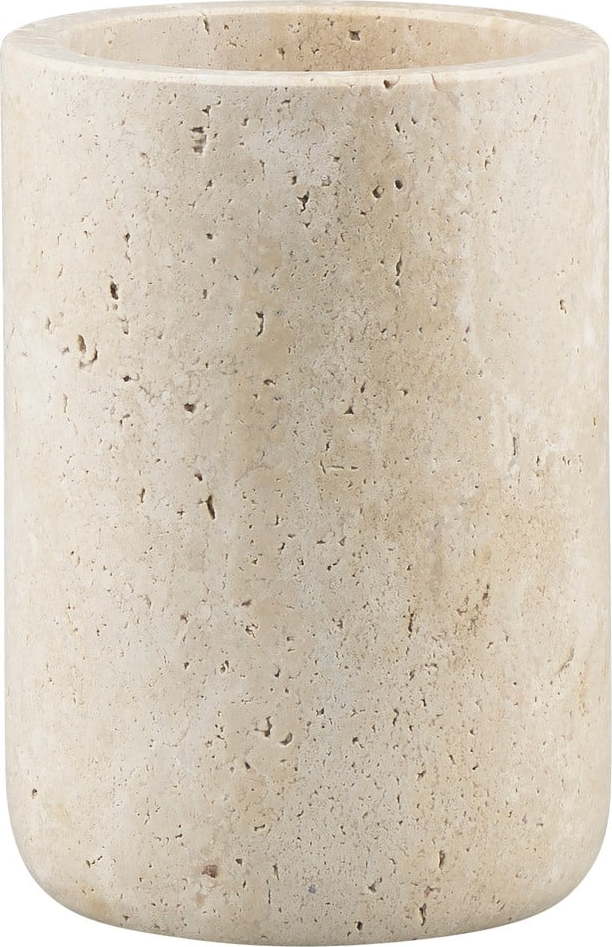 Béžový kamenný kelímek na zubní kartáčky Travertine – Mette Ditmer Denmark Mette Ditmer Denmark