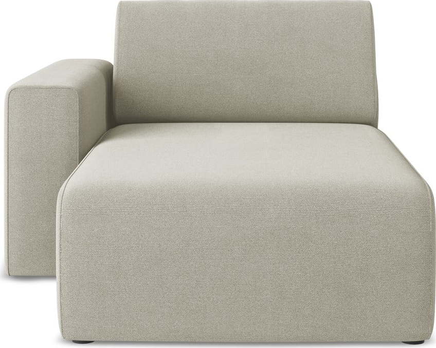 Béžový modul pohovky (levý roh) Kalea – Makamii Makamii