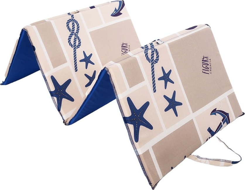 Béžový zahradní podsedák na lehátko 49x137 cm Marine – B.E.S. B.E.S.