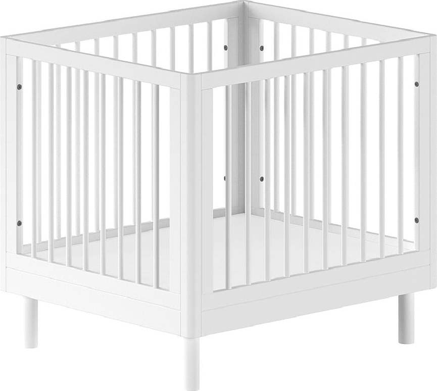 Bílá dětská ohrádka z bukového dřeva 95x75 cm Forrest – Vipack Vipack