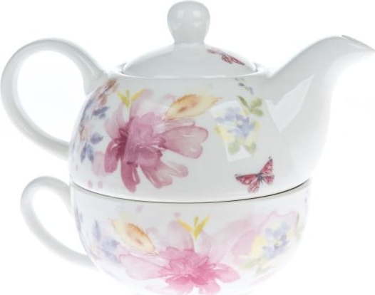 Bílá porcelánová čajová souprava – Dakls Dakls