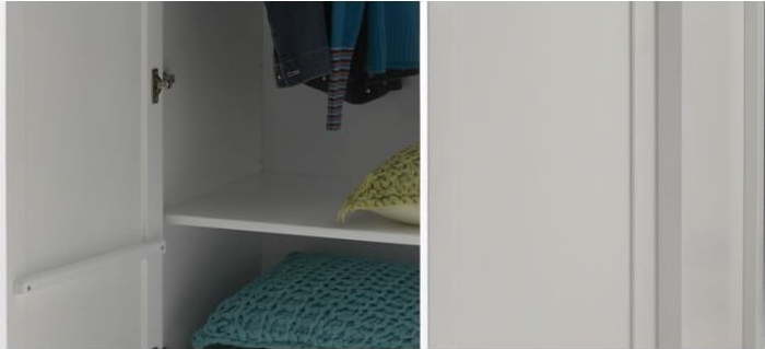 Bílá přídavná police Amori – Vipack Vipack