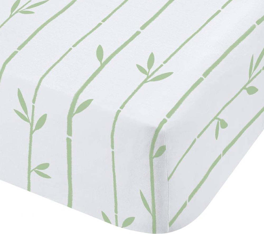 Bílé napínací dětské prostěradlo na dvoulůžko 135x190 cm Panda Paws – Catherine Lansfield Catherine Lansfield