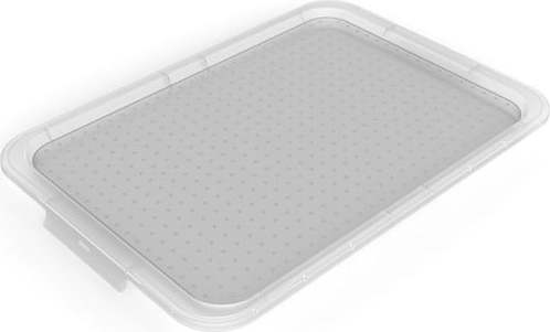 Bílé plastové víko na úložný box 57x39x3 cm Albris – Rotho ROTHO