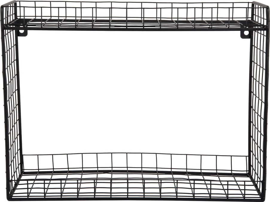 Černá patrová ocelová police 40 cm Reja – PT LIVING PT LIVING