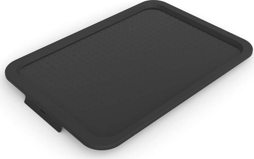 Černé plastové víko na úložný box 57x39x3 cm Albris – Rotho ROTHO