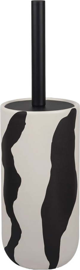 Černo-bílá keramická WC štětka Icon – Mette Ditmer Denmark Mette Ditmer Denmark