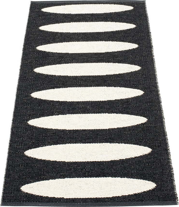 Černý vnitřní a venkovní běhoun 70x150 cm Ella Black – Pappelina Pappelina