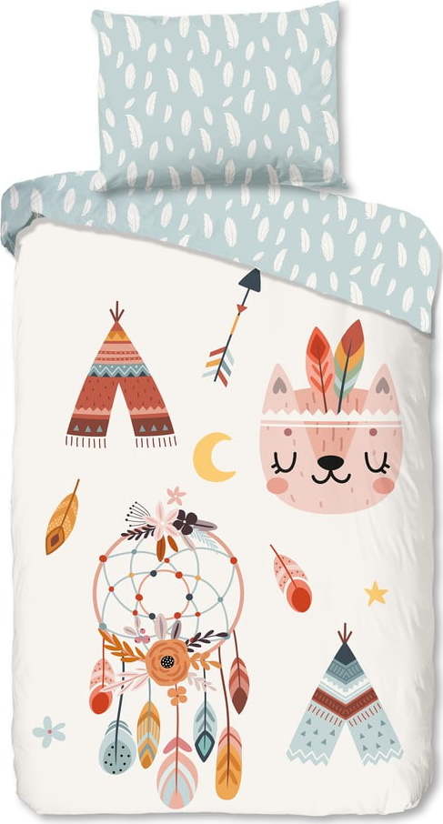 Flanelové dětské povlečení na jednolůžko 140x200 cm Dreamy – Good Morning GOOD MORNING