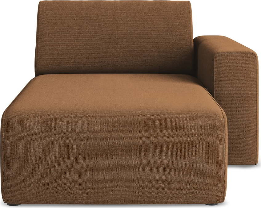 Hnědý modul pohovky (pravý roh) Kalea – Makamii Makamii