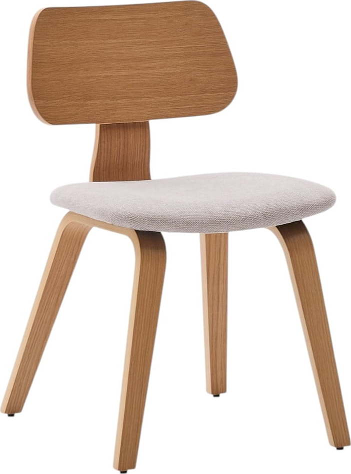 Jídelní židle v dekoru dubu v béžovo-přírodní barvě Gena – Kave Home Kave Home