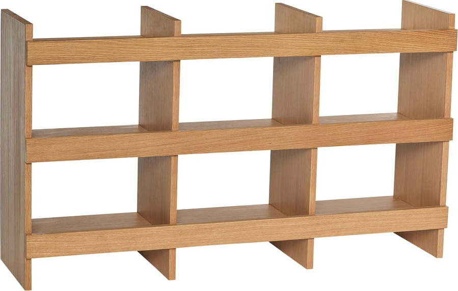 Knihovna v dekoru dubu v přírodní barvě 120x70x32 cm Momentum – Hübsch Hübsch