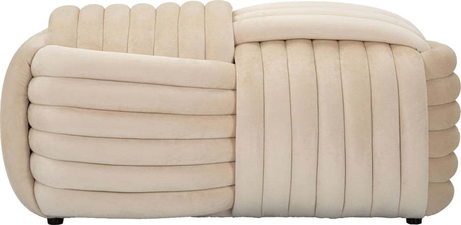 Krémová sametová lavice Softy – Mauro Ferretti Mauro Ferretti