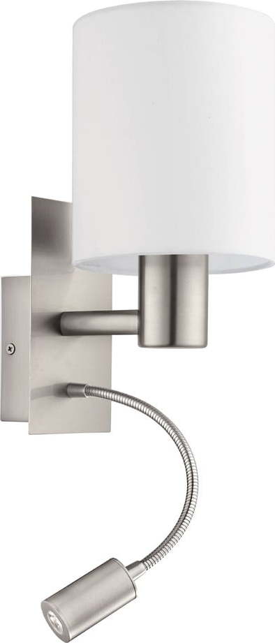 LED nástěnné svítidlo v bílo-stříbrné barvě PASTERI – EGLO Eglo