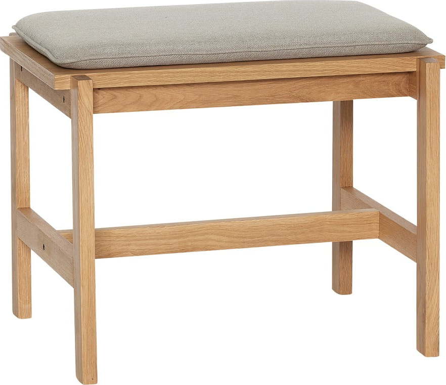 Lavice v béžovo-přírodní barvě Epoch – Hübsch Hübsch