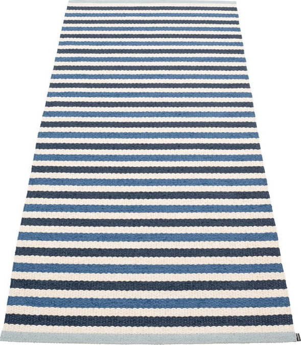 Modro-krémový vnitřní a venkovní běhoun 85x200 cm Teo Denim – Pappelina Pappelina