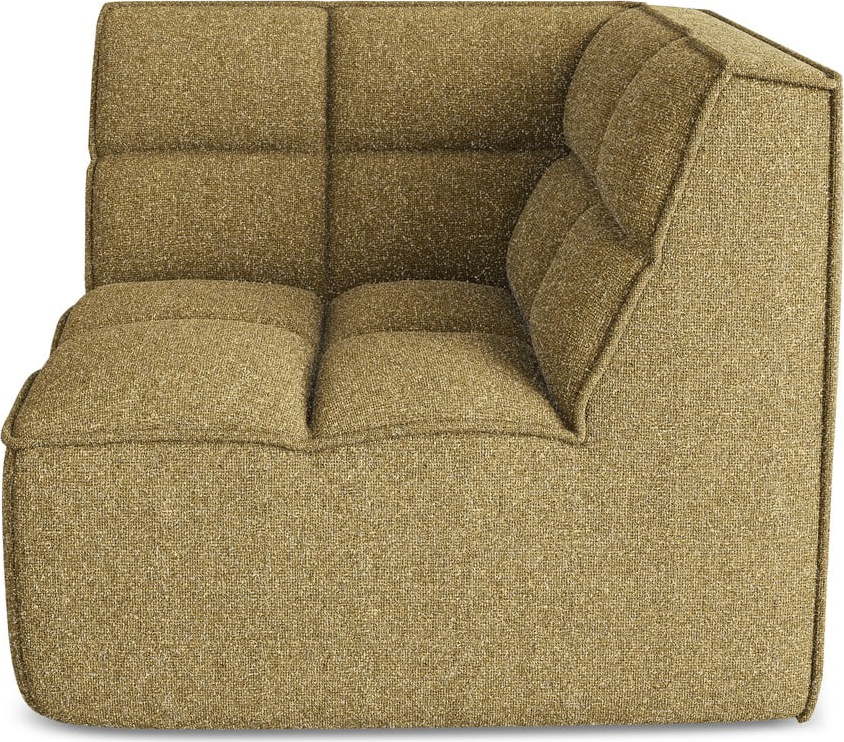 Modul pohovky v hořčicové barvě Kalai – Makamii Makamii