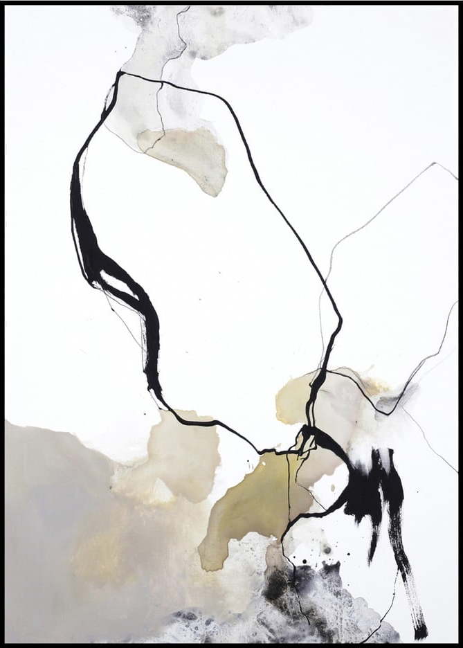 Obraz 50x70 cm Line Dance – Malerifabrikken Malerifabrikken