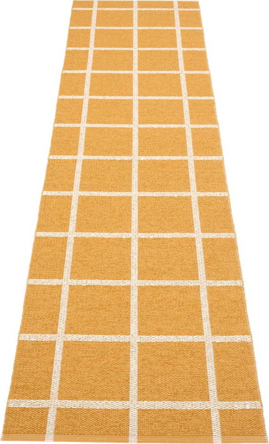 Okrově žlutý vnitřní a venkovní běhoun 70x300 cm Ada Ochre – Pappelina Pappelina