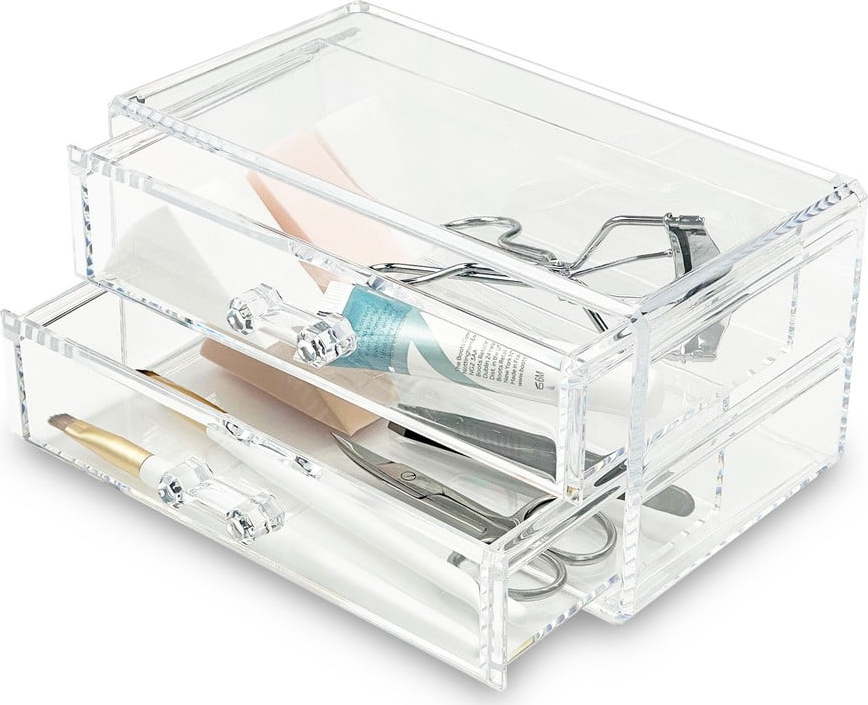 Plastový koupelnový organizér na kosmetiku – Addis Addis