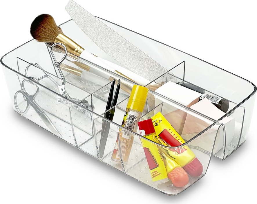 Plastový koupelnový organizér na kosmetiku – Addis Addis