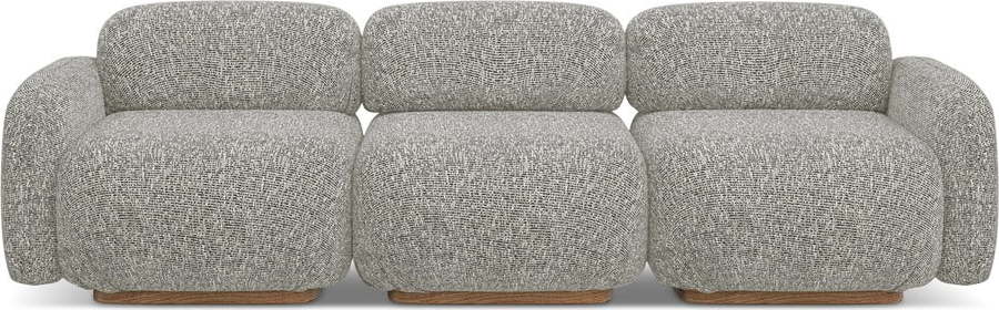 Šedá modulární pohovka 270 cm Ailani – Makamii Makamii