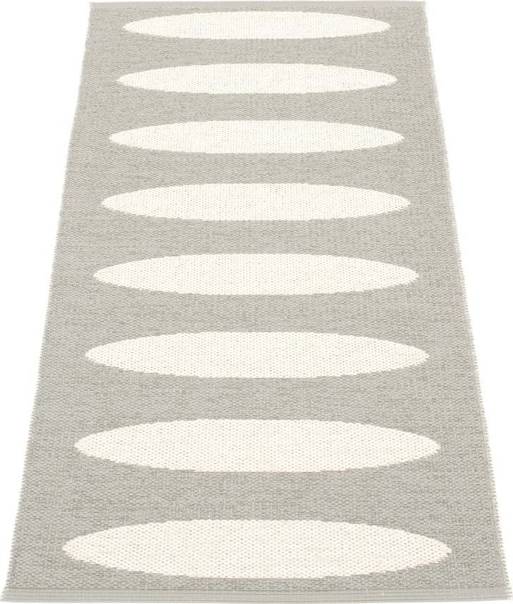 Šedý vnitřní a venkovní běhoun 70x150 cm Ella Warm Grey – Pappelina Pappelina