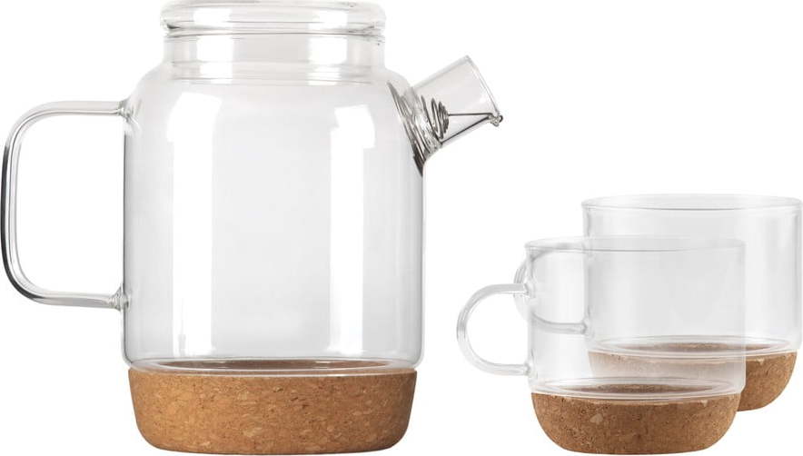 Skleněná čajová souprava Vilagio – Vialli Design Vialli Design