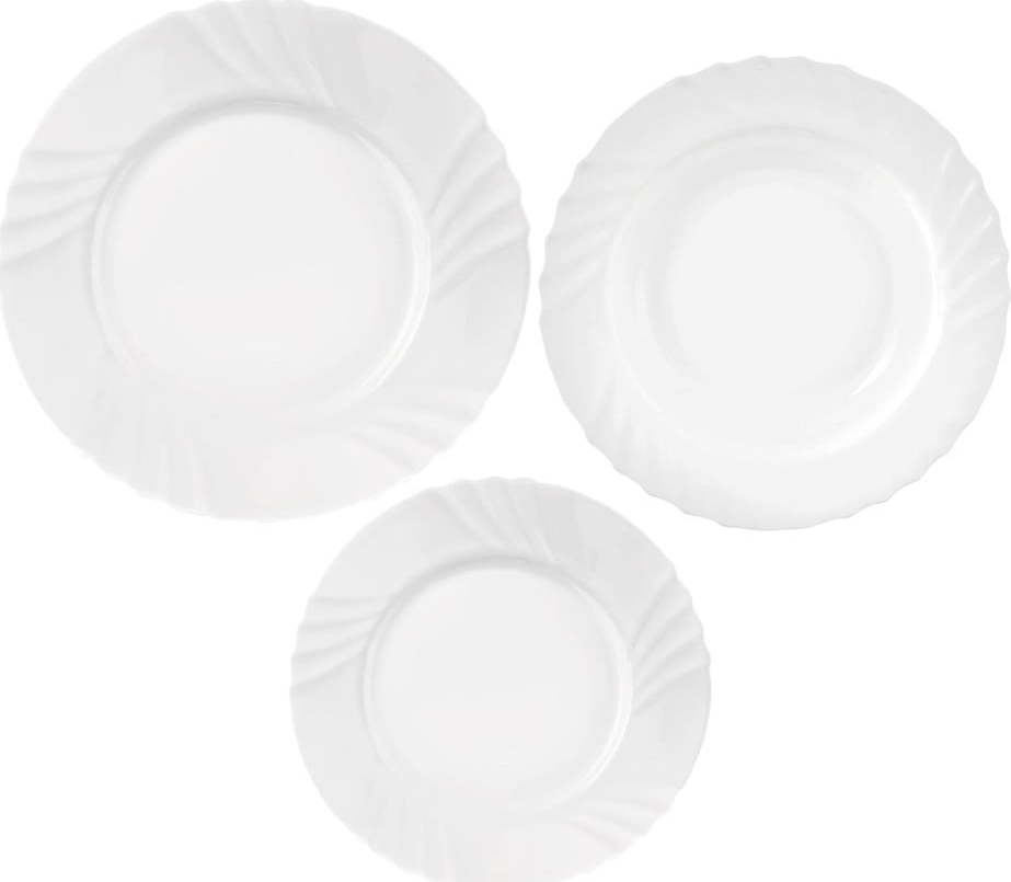 Skleněná jídelní sada 18 ks Luna – Orion Orion