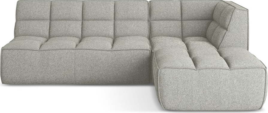 Světle šedá modulární rohová pohovka (variabilní roh) Kalai – Makamii Makamii