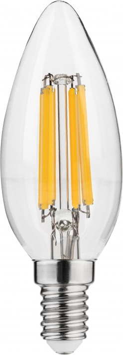 Teplá bílá filamentová žárovka E14