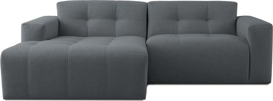 Tmavě šedá rohová pohovka (levý roh) Maxel – Scandic Scandic