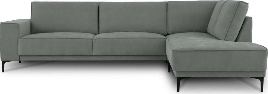 Tmavě šedá rohová pohovka (pravý roh) Copenhagen – Scandic Scandic